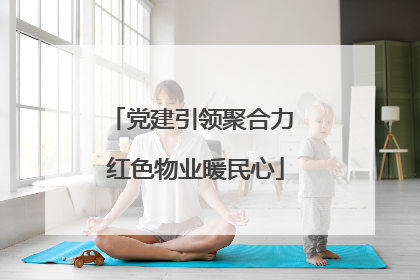党建引领聚合力 红色物业暖民心
